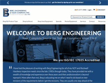 Tablet Screenshot of bergeng.com
